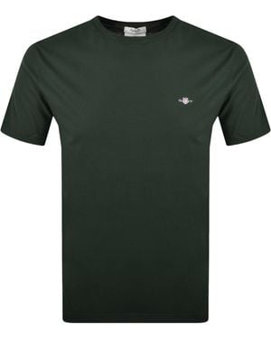 GANT Regular Shield T Shirt - Green