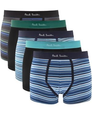 Paul Smith 5 Pack Trunks - Blue