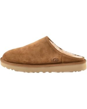 UGG Slip On Slippers - Brown