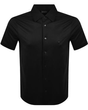 Armani Emporio Short Sleeved Shirt - Black