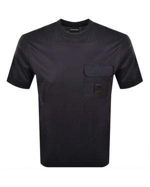 Armani Emporio Logo T Shirt - Black