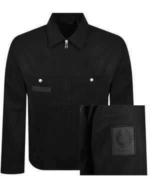 Belstaff Competition Twill Overshirt - Black