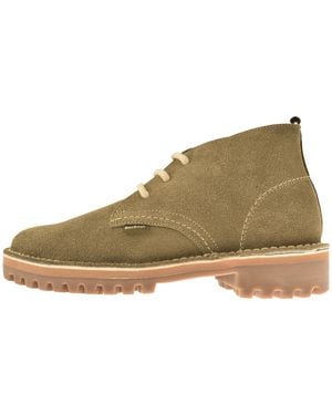 Barbour Hobart Chukka Boots - Natural