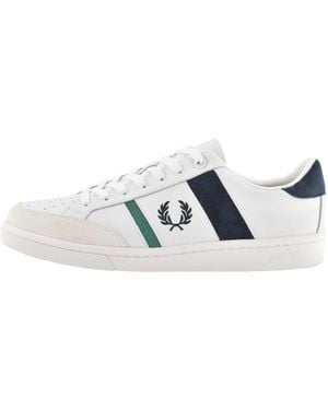 Fred Perry B725 Leather Trainers - Blue