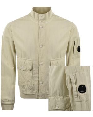 C.P. Company Cp Company Broken Twill Jacket - Green