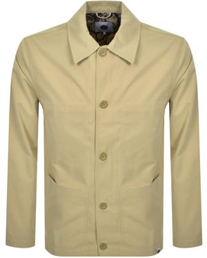 Pretty Green Didsbury Overshirt Sand - Green