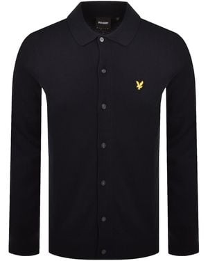 Lyle & Scott Knitted Shirt - Blue