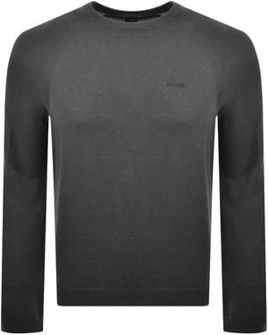 BOSS Boss K Perfom Max Knit Jumper - Grey