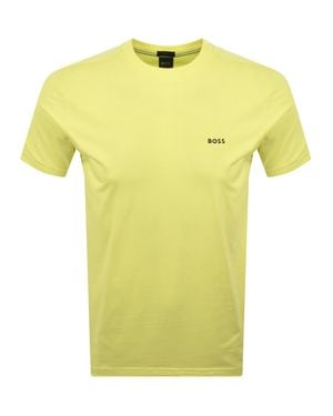 BOSS Boss Tee T Shirt Open - Yellow