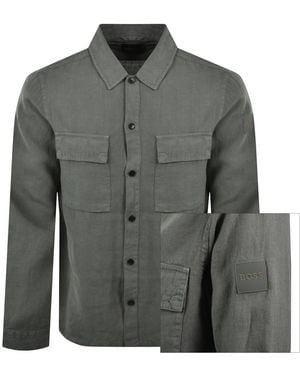 BOSS Boss Locky 3 Overshirt - Grey