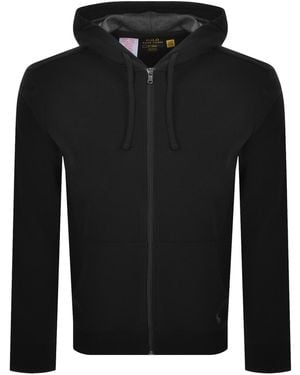Ralph Lauren Full Zip Hoodie Polo - Black