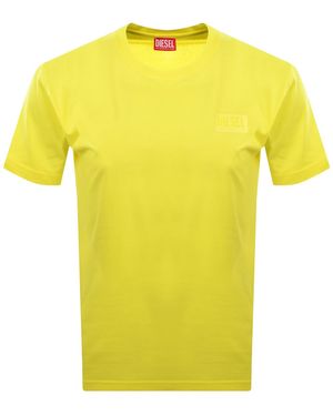DIESEL T Norm V13 T Shirt - Yellow