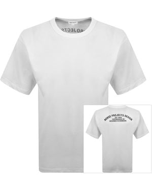 Norse Projects Snekkersten Arch T Shirt - White