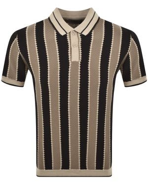 Luke 1977 Castletown Knitted Polo - Black