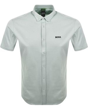 BOSS Boss St Motion Short Sleeve Shirt - Blue