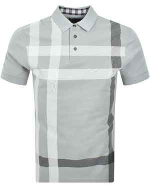 Barbour Blaine Polo T Shirt Mineral - Grey