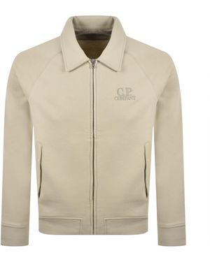 C.P. Company Cp Company Full Zip Sweatshirt - Natural