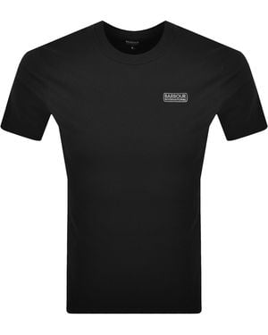 Barbour Logo T Shirt - Black