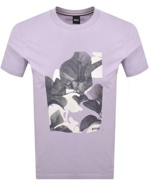 BOSS BUSINESS Boss Thompson 239 T Shirt - Purple