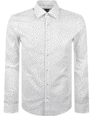 BOSS BUSINESS Boss H Hank Kent C1 Slim Fit Shirt - White