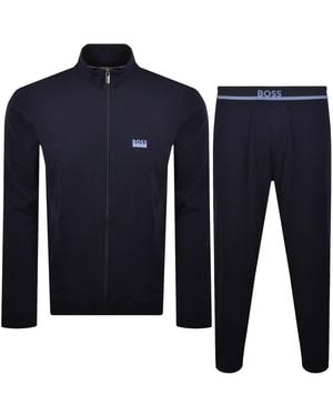 BOSS BUSINESS Boss 365 Long Lounge Set Dark - Blue