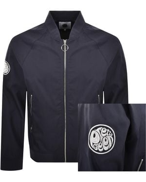 Pretty Green Altrincham Bomber Jacket - Blue
