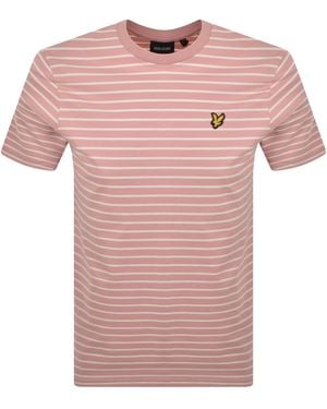 Lyle & Scott Breton T Shirt - Pink