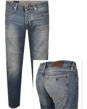 Armani Emporio J75 Slim Fit Jeans Denim - Blue