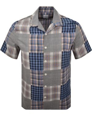 Paul Smith Short Sleeve Shirt - Blue