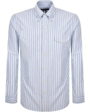 Ralph Lauren Stripe Shirt And - Blue