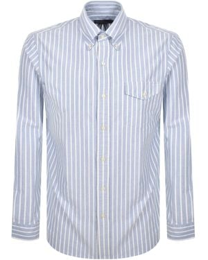 Ralph Lauren Stripe Shirt And - Blue