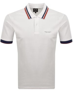 ARMANI EXCHANGE Polo T Shirt Off - Gray