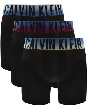 Calvin Klein Underwear 3 Pack Boxer Briefs - Black