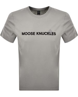 Moose Knuckles Conway T Shirt - Gray