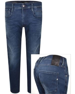 Replay Anbass Hyperflex Jeans - Blue