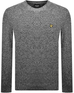 Lyle & Scott Static Marl Knit Jumper - Grey