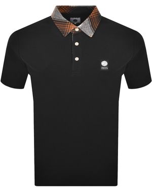 Pretty Green Strobe Polo T Shirt - Black