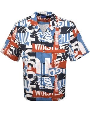 HUGO Eligino Short Sleeve Shirt - Blue