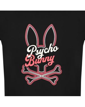 T-Shirt Uomo Psycho Bunny Garret Graphic – 100% Cotone Pima, Manica Corta