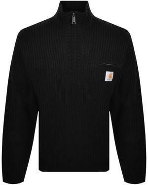 Carhartt Detroit Half Zip Jumper - Black