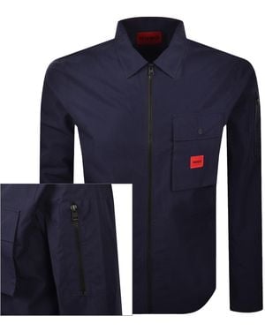 HUGO Emmond Overshirt - Blue