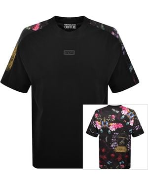 Versace Jeans Couture Couture Cabinet Mix T Shirt - Black