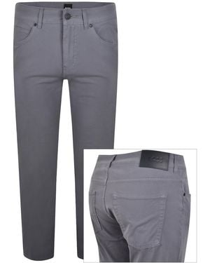 BOSS BUSINESS Boss H Delaware Slim Fit Trousers - Grey
