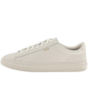 BOSS BUSINESS Boss Kieran Tennis Trainers - White