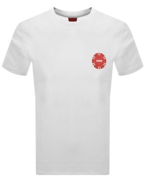 HUGO Datril T Shirt - White