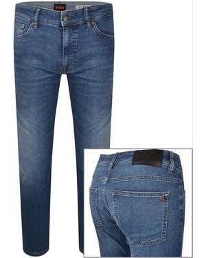BOSS Boss Delaware Slim Fit Jeans Mid - Blue