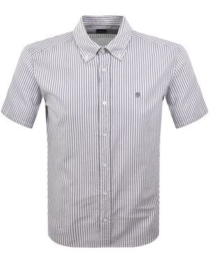 BOSS BUSINESS Boss H Liam Striped Shirt - Blue