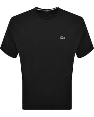 Lacoste Loungewear Waffle T Shirt - Black