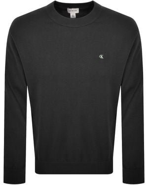 Calvin Klein Jeans Crew Neck Jumper - Black