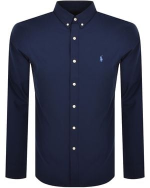 Ralph Lauren Long Sleeve Slim Fit Shirt - Blue